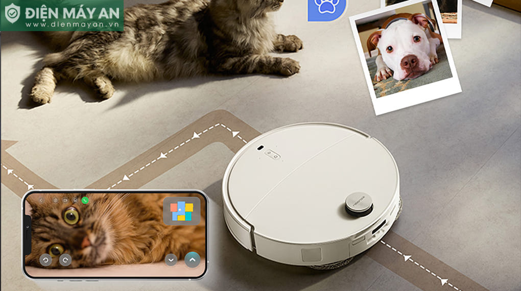 Robot hút bụi lau nhà Roborock Q Revo EdgeT - Trắng